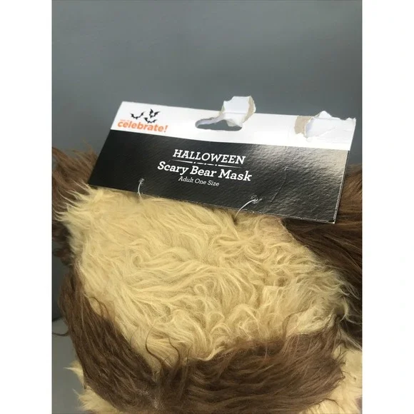 Scary Bloody TEDDY Bear Brown Spirit Halloween Mask Costume Cosplay - Picture 6 of 7
